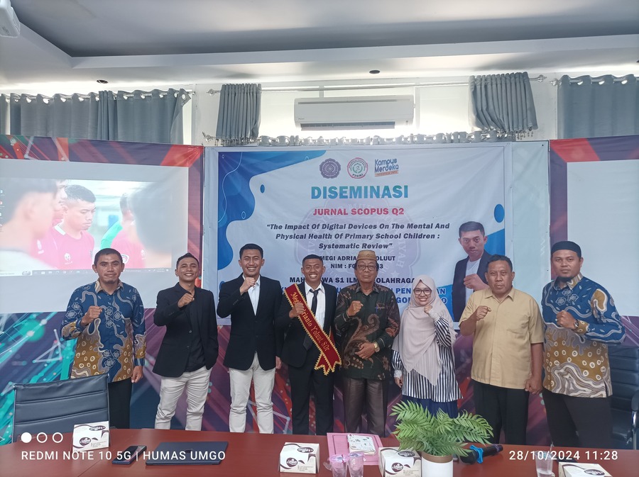Mahasiswa Program Studi (Prodi) Ilmu Keolahragaan Fakultas Keguruan dan Ilmu Pendidikan Universitas Muhammadiyah Gorontalo (UMGO)