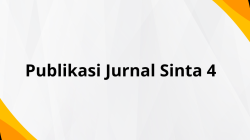 Publikasi Jurnal Sinta 4