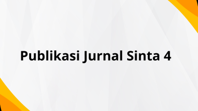 Publikasi Jurnal Sinta 4