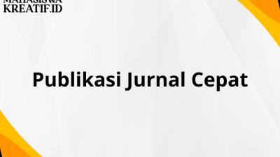 Publikasi Jurnal Cepat
