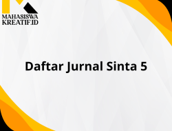 Daftar Jurnal Sinta 5