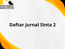 Daftar Jurnal Sinta 2