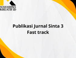 Publikasi Jurnal Sinta 3 Fast Track