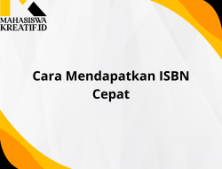 Cara Mendapatkan ISBN Cepat