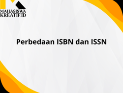 Perbedaan ISBN dan ISSN